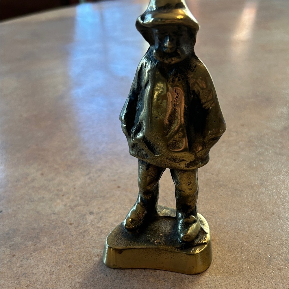 Solid Brass Peterson Brass Vintage Ship Captain Figurine Statue